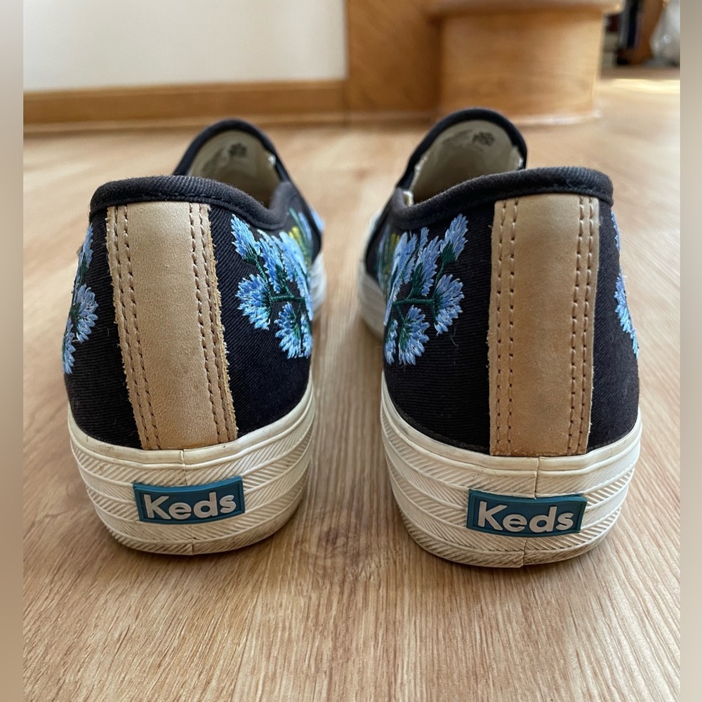 Anthropologie Keds Rifle 9.5 Triple Decker Embroidered Herb Garden Sneakers $149 - Picture 6 of 8